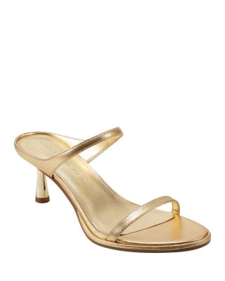 Women's Alonde Leather High Heel Slide Sandals