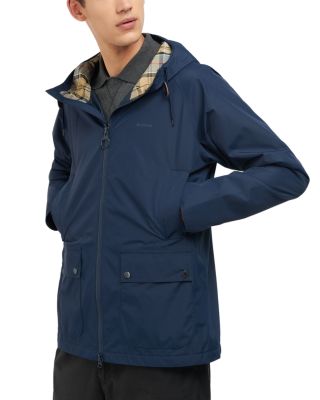 Barbour Hooded Domus Jacket Men s Navy Dress L