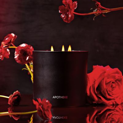 Charcoal Rouge Scented 3-Wick Candle, 26 oz.