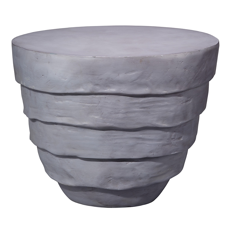 Jamie Young Concentric Side Table In Gray