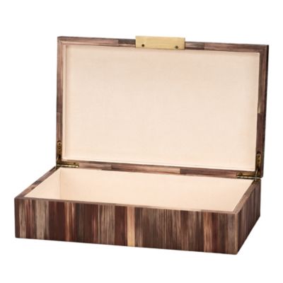 Palm Marquetry Decorative Box