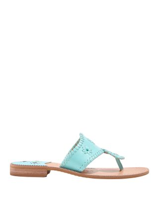 Women's Jacks Whipstitch Slip On Thong Slide Sandals