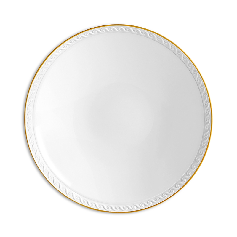 L'objet Neptune Gold Soup Plate In White