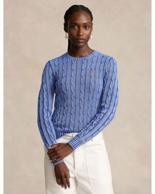 Cotton Cable Knit Sweater