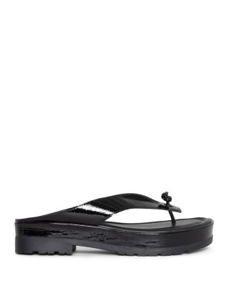 Women&#39;s Slip On Thong Platform Sandals
