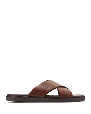 Men's Nantucket Cross Strap Slip On Slide Sandals