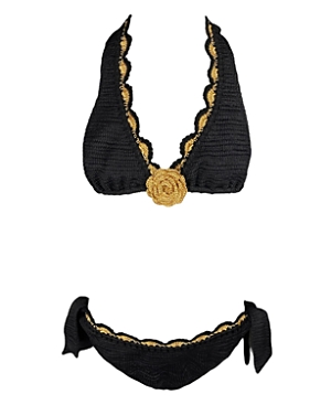 Nessi Byrd Freya Two Piece Swimsuit - Big Kid In Black