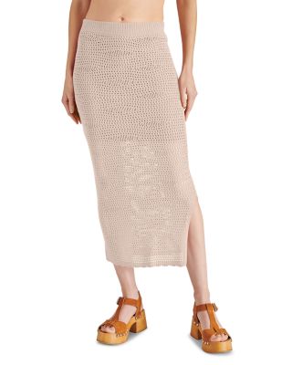 STEVE MADDEN - Liliana Crochet Midi Skirt
