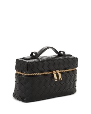 Bang Bang Intrecciato Leather Vanity Case