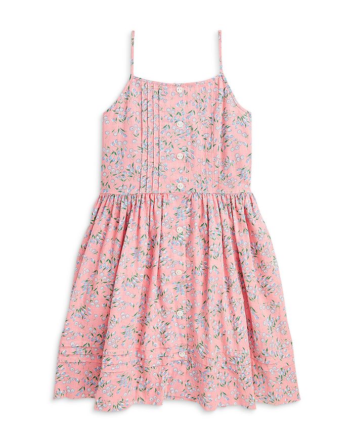 Ralph Lauren Girls Pintuck Linen Cotton Dress Big Kid Bloomingdale s