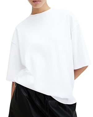 Shop Allsaints Amelie Oversized Tee In White