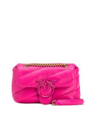 Pinko Love Baby Puff Small Leather Shoulder Bag