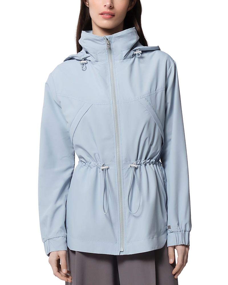 Soia & Kyo Raven Water-repellent Anorak Utility Jacket In Breeze