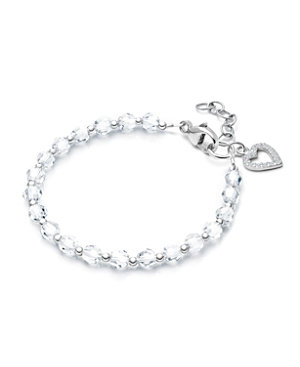 Tiny Blessings Girls' Sterling Silver Birthstone Crystal 6.25 Bracelet - Baby, Little Kid, Big Kid