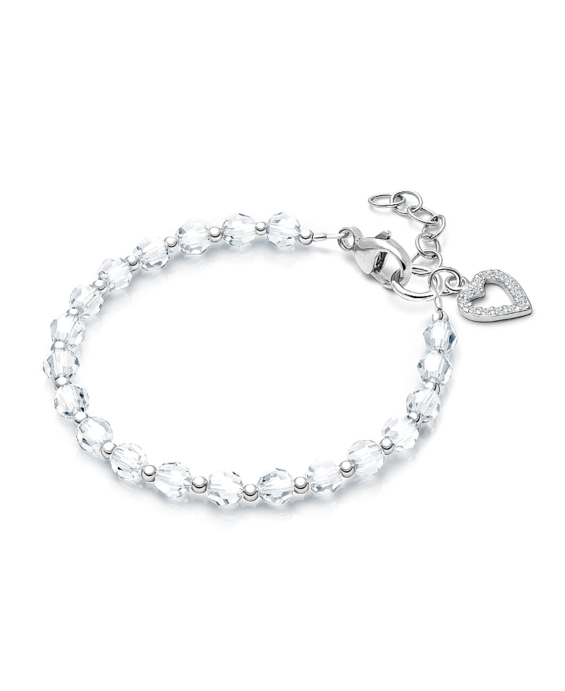Tiny Blessings Children's Sterling Silver Birthstone Crystal Bracelet Girls' 6.25" Bracelet