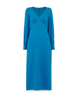 Serpent Jacquard Midi Dress