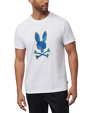 Shop Psycho Bunny Enox Short Sleeve Graphic Tee In White