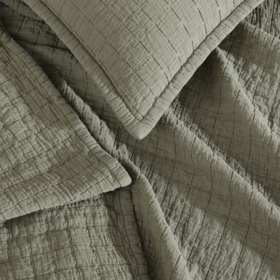 Essential Garment Washed Cotton Jacquard Standard Sham