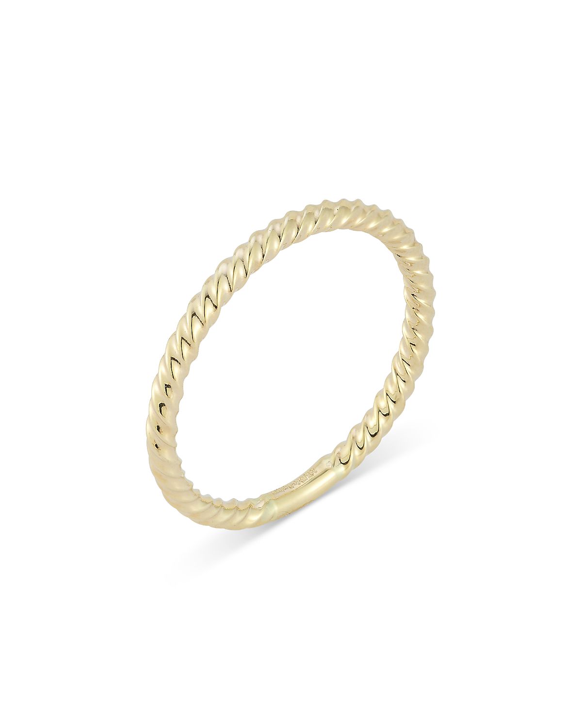 Moon & Meadow 14K Yellow Gold Twist Narrow Band