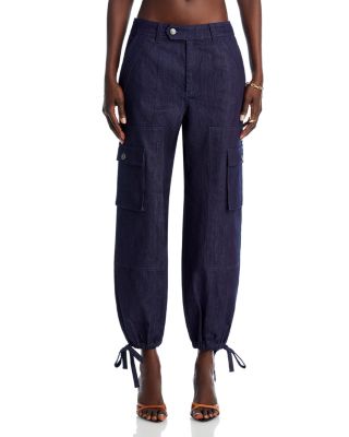 Cinq à Sept Zola Tie Hem Cargo Pants | Bloomingdale's