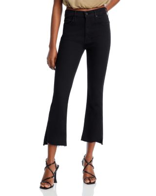 The Insider High Rise Crop Step Fray Bootcut Jeans in Not Guilty