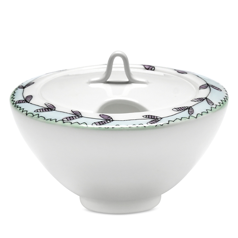 Serax X Marni Blossom Milk Midnight Flowers Sugar Bowl In Multi