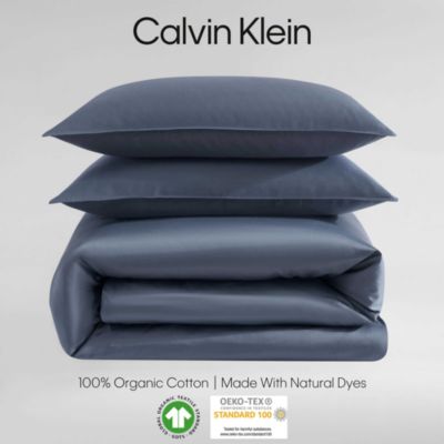 Earth Cotton Sateen 3 Piece Duvet Cover Set, King