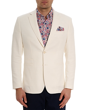 Robert Graham Johnson Tailored Fit Notch Lapel Textured Blazer