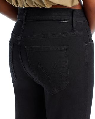 The Insider High Rise Crop Step Fray Bootcut Jeans in Not Guilty