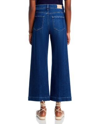 Anessa High Rise Ankle Wide Leg Jeans in Foreign Film