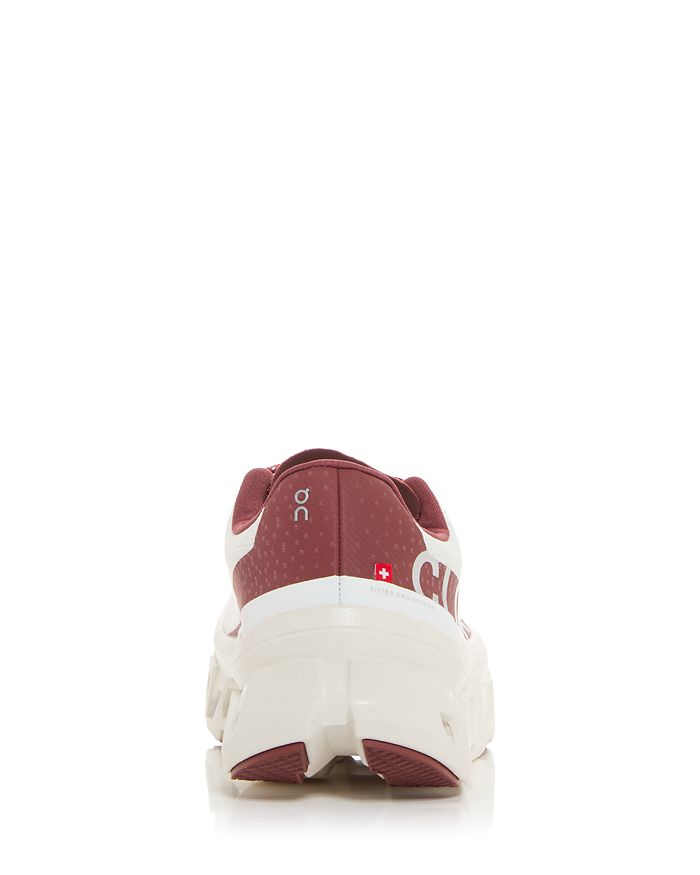 Shop On Women's Cloudmster Lace Up Running Sneakers In Ivory Ruby