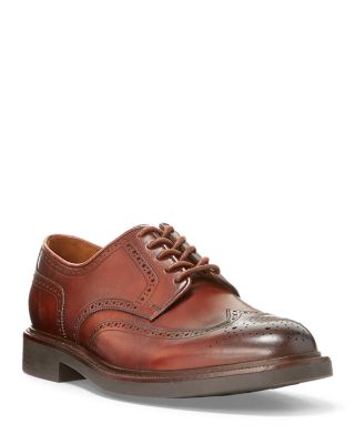 Polo Ralph Lauren Men's Lace Up Wingtip Dress Shoes