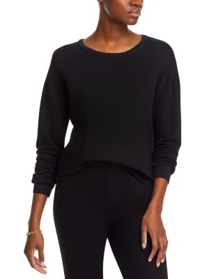 Aqua Travis Cropped Sweatshirt - Exclusive