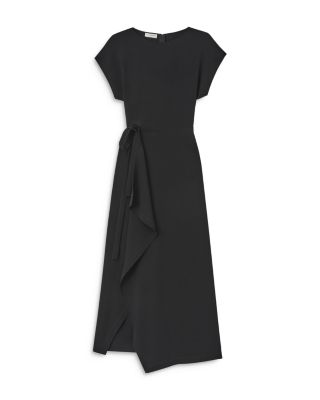 Lafayette 148 New York Finesse Tie Front Maxi Dress | Bloomingdale's Women