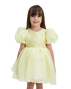 Shop Bardot Junior Girls' Juliet Organza Mini Dress - Little Kid, Big Kid In Sunshine