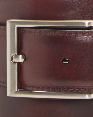 Lados Black & Brown Leather Belt