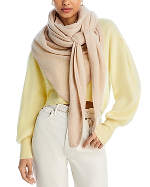Shop Vince Cashmere Featherweight Triangle Wrap In Pink