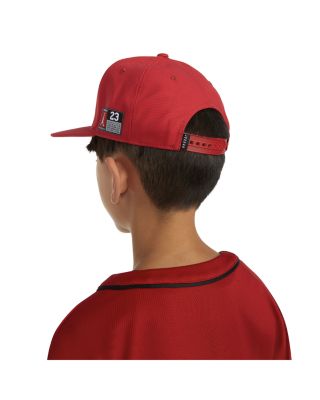 Boys' Jordan Jersey Flat Brim Cap - Big Kid