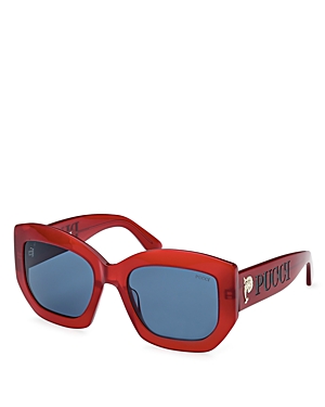 Pucci Geometric Sunglasses, 54mm