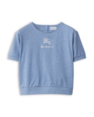 Burberry - Girls' Embroidered Graphic Cotton Tee - Little Kid, Big Kid