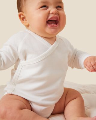 Unisex Long Sleeve Kimono Bodysuit - Baby