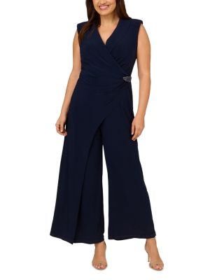 Adrianna Papell Plus - Sleeveless Jersey Jumpsuit