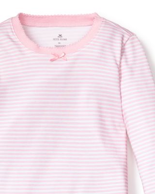 Girls' Pima Cotton Striped Pajama Set - Little Kid, Big Kid