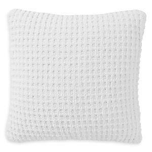Shop Sunday Citizen Snug Waffle Throw Pillow In Clear White