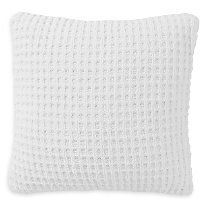 Sunday Citizen Snug Waffle Throw Pillow In Clear White