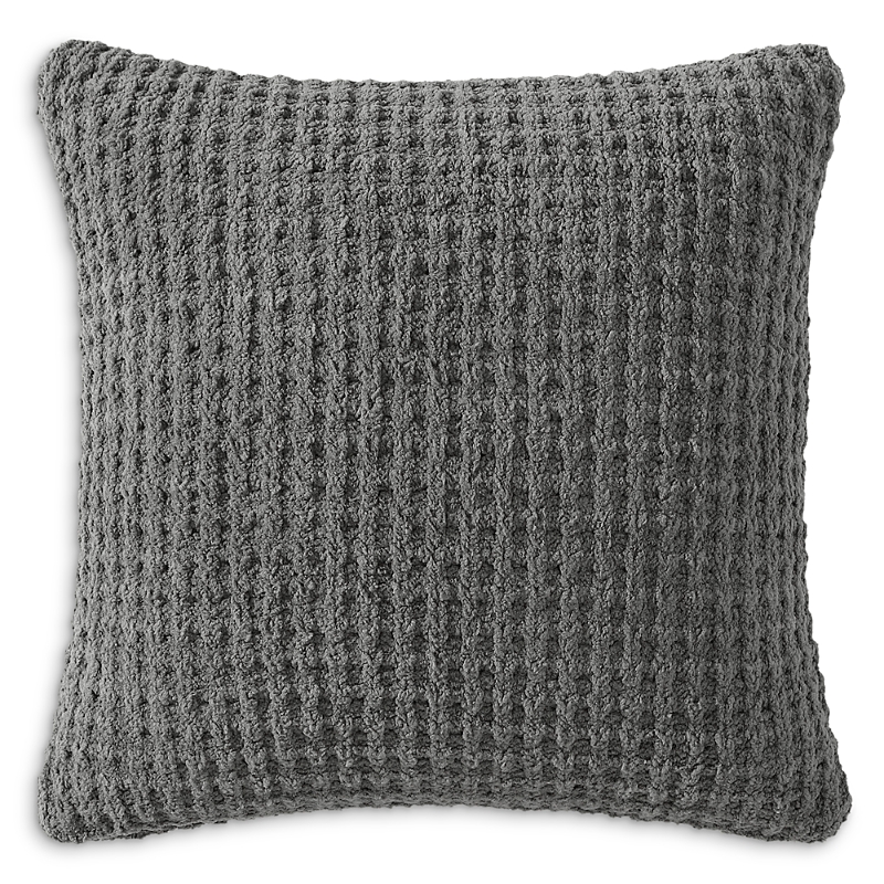Sunday Citizen Snug Waffle Throw Pillow In Granite