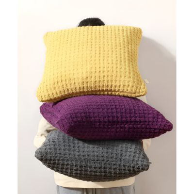 Snug Waffle Throw Pillow