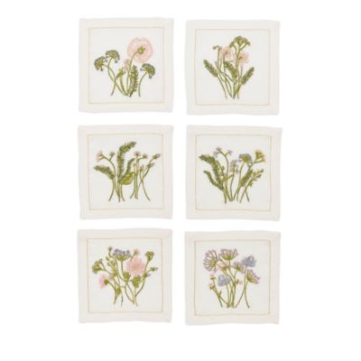 Meadow Cocktail Napkins in Multi, Set of 6