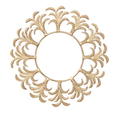 Palmera Charger in Gold