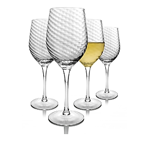 Godinger Infinity White Wine Glasses, Set of 4